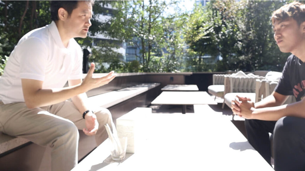 Fujikawa-san and Abe-san